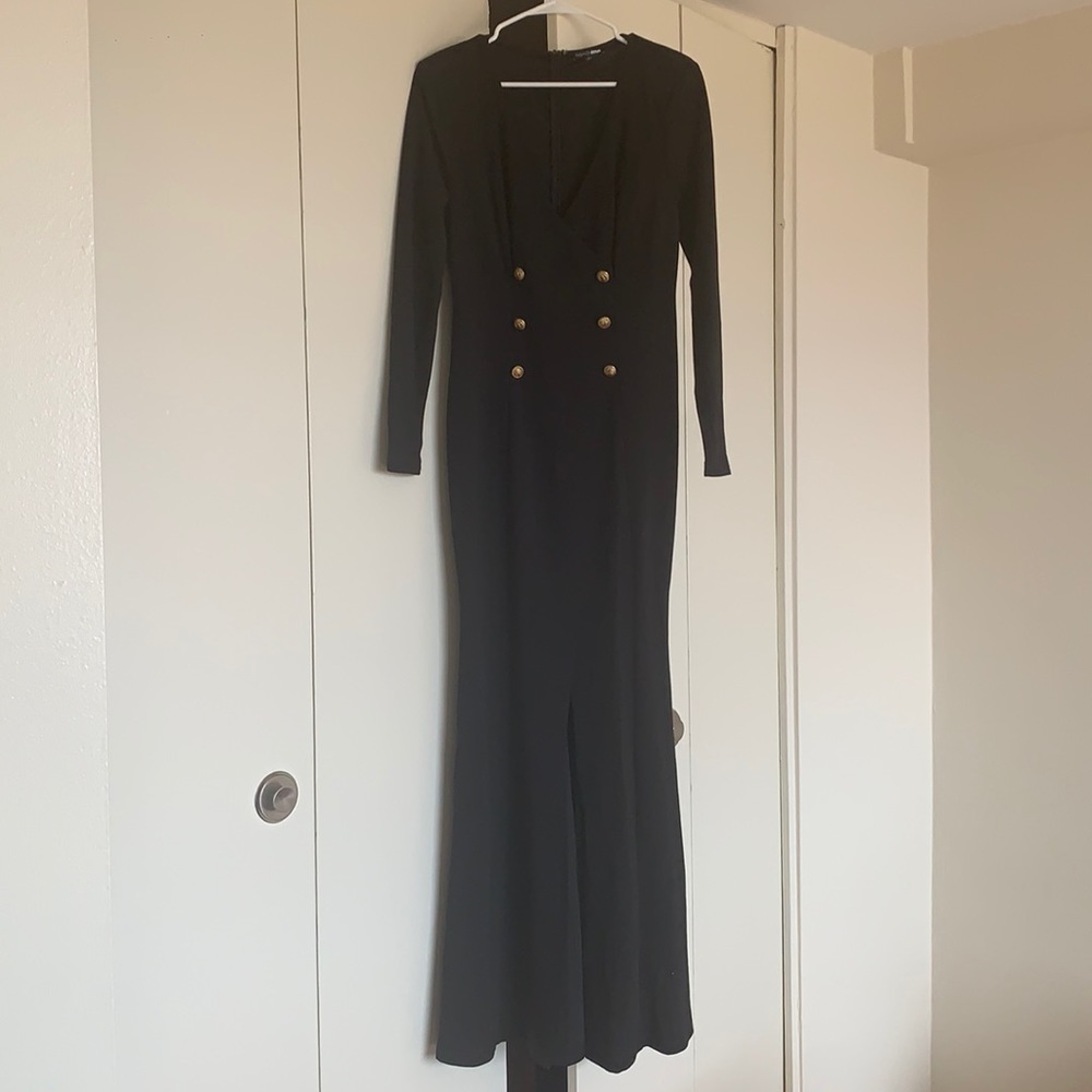 Fashion Nova Black Formal Dress